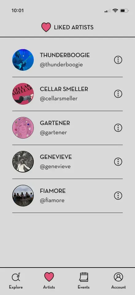 Bandscan UI preview 3