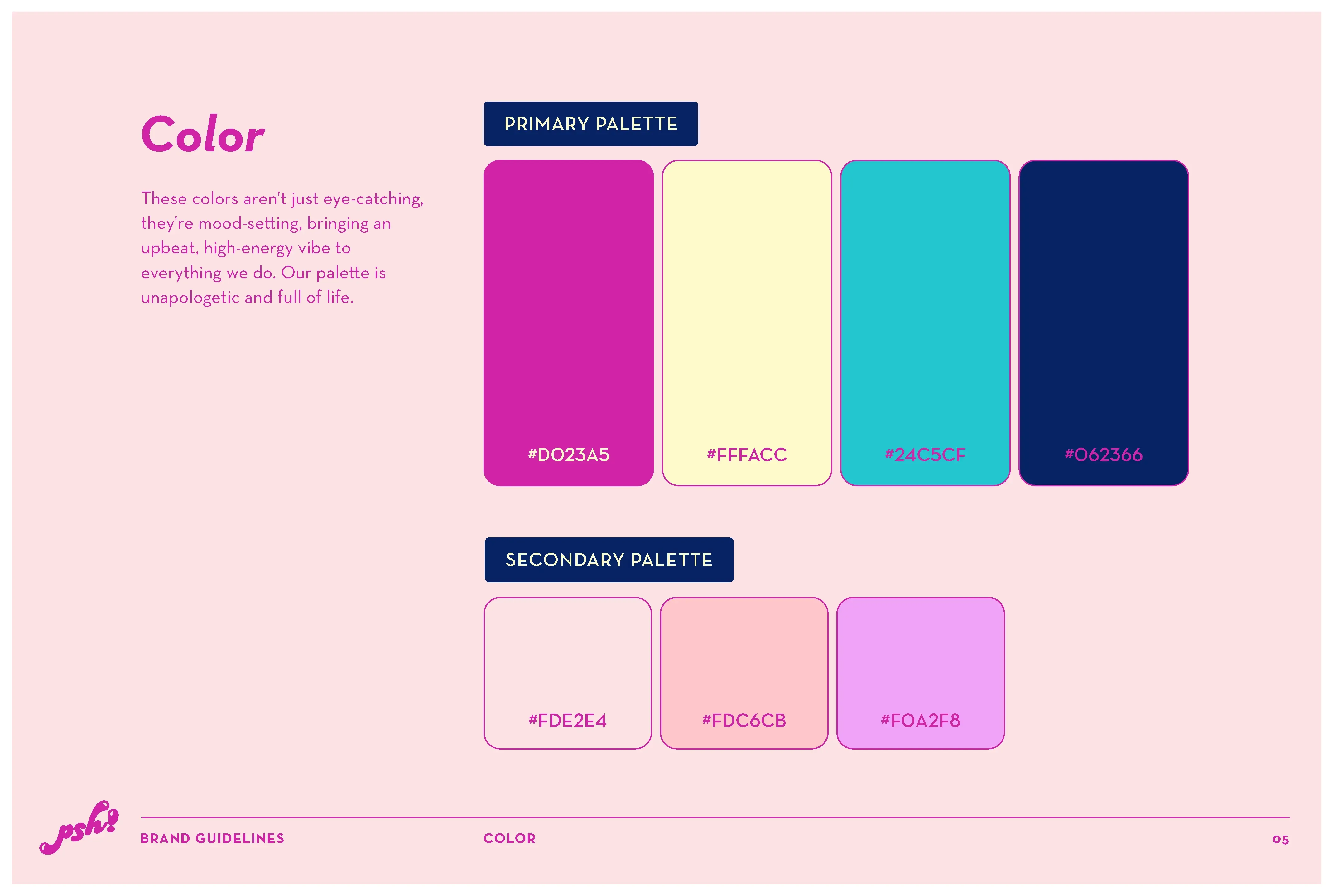 Brand Guidelines: Color